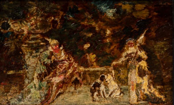 Gentlemen and Ladies in a Park