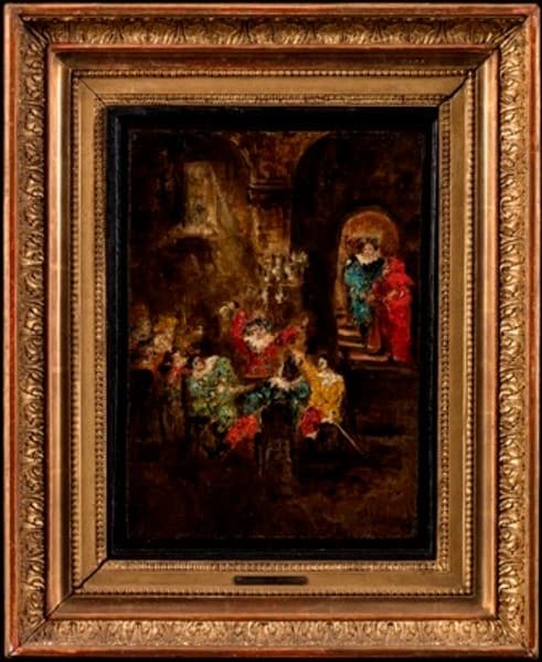 Mephistopheles leads Faust into Auerbach's Cellar