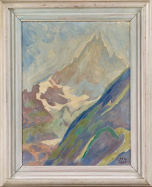 Charmonix. L'Aiguille Verte. Formiddag