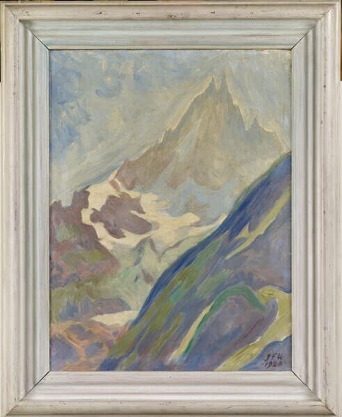 Charmonix. L'Aiguille Verte. Formiddag