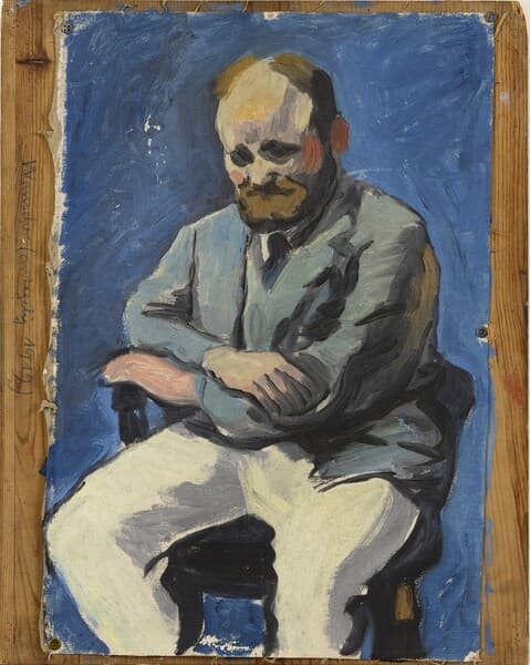 Vilhelm Wanscher, siddende